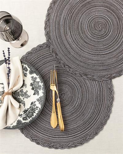 Nila Американзки Сервиз 2Бр., Полиестер, Кафяво, 38 Cm