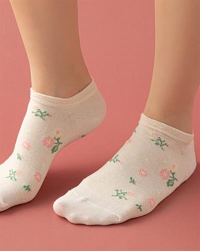 Nina Чорапи Дамски Единичен, Памучен, Екру, 36-40