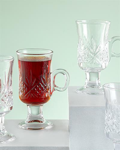 Noa Чаена Чаша 4 Бр., Стъкло, Прозрачен, 175 Ml