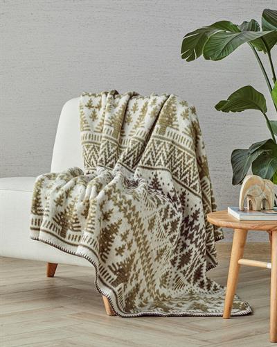 Noble pine Тв Одеяло Акрил 130x170 см Зелен