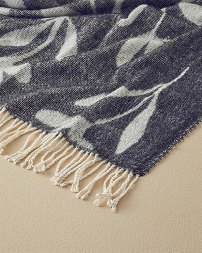 Nola Шал За Диван 130x170 см Черен