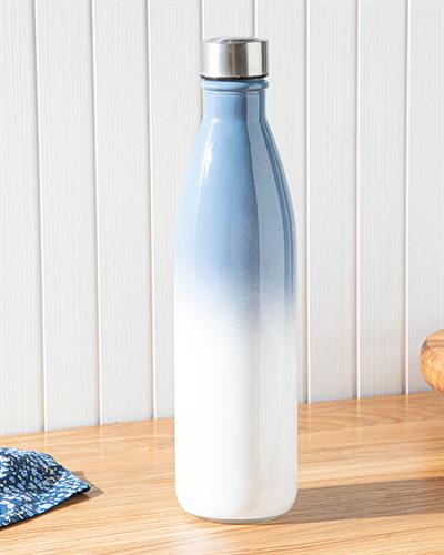 Nora Шише Стъкло, Бяло - Синьо, 1000 Ml