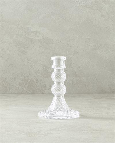 Nora Свещник Стъкло 14,5 см Прозрачен