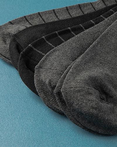 Nora Cotton Mens 5 Pcs 40-44 Anthracite - Black