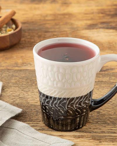 Nora Чаша Stoneware, Черно, 300 Ml