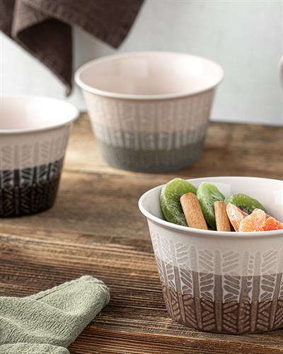 Nora Купа Stoneware, Черно, 530 Ml