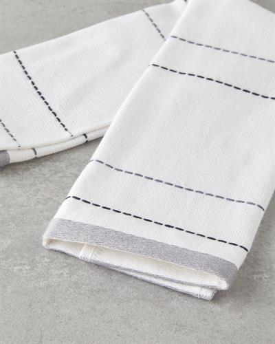 Norm Кърпа За Сушене Памук 30x50 см Бял - Сив