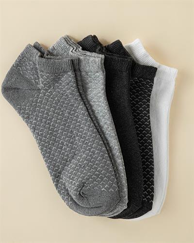 Nossa Cotton Mens 5 Pcs 40-44 Gray - White