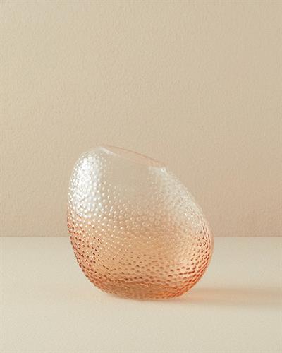 Nova Ваза Стъкло 25x16x16 см Кехлибар