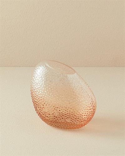 Nova Ваза Стъкло 25x16x16 см Кехлибар