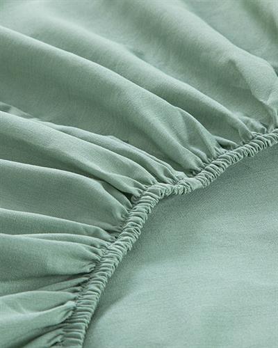 Novella Premium Soft Cotton Double Person Fitted Sheet Set 160x200 cm Seledon,