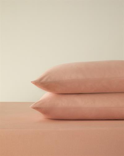 Novella Комплект Чаршафи С Л Двоен Размер, Premium Soft Cotton, Розово, 160 X 200 Cm