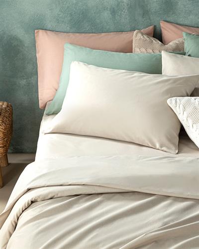 Novella Спално Бельо Компле Единичен Размер, Premium Soft Cotton, Бежово, 160 X 220 Cm