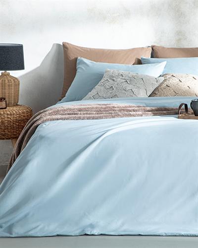 Novella Спално Бельо Компле Единичен Размер, Premium Soft Cotton, Синьо, 160 X 220 Cm