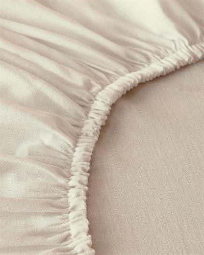 Novella Чаршаф С Ластик Двоен Premium Soft Cotton 160x200 см Бежов