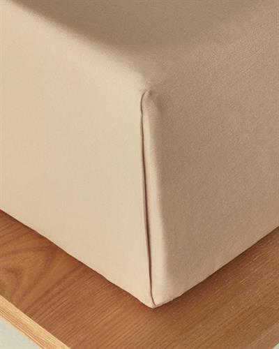 Novella Долен Чаршаф Единичен Premium Soft Cotton 160x240 см Бежов