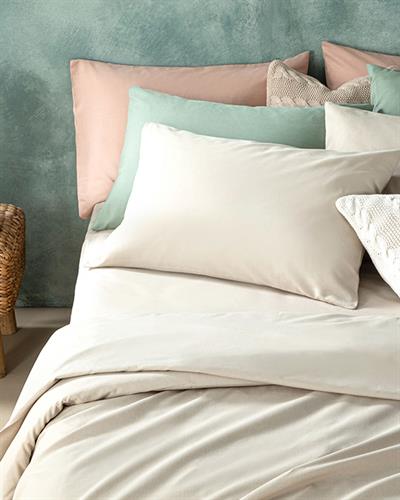 Novella Спално Бельо Компле Двоен Размер, Premium Soft Cotton, Бежово, 200 X 220 Cm