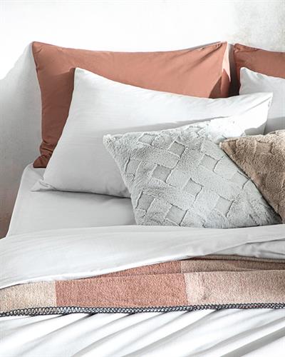 Novella Спално Бельо Компле Двоен Размер, Premium Soft Cotton, Сиво, 200 X 220 Cm