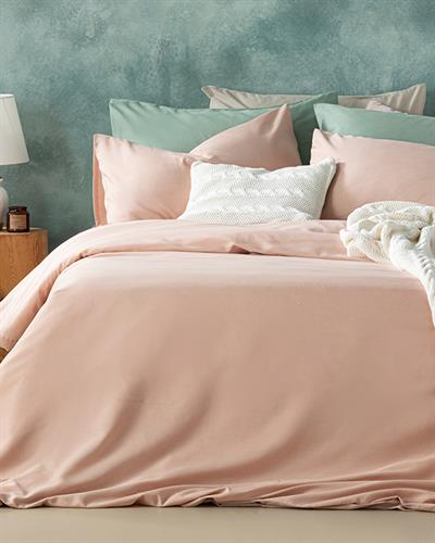 Novella Спално Бельо Компле Двоен Размер, Premium Soft Cotton, Розово, 200 X 220 Cm