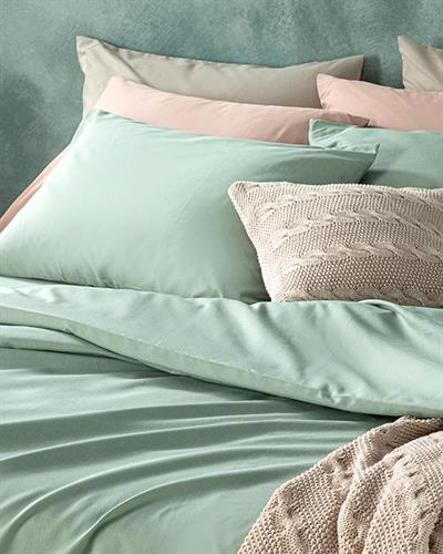 Novella Спално Бельо Компле Двоен Размер, Premium Soft Cotton, Селедон, 200 X 220 Cm