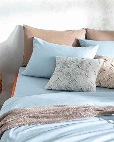 Novella Спално Бельо Компле Двоен Размер, Premium Soft Cotton, Синьо, 200 X 220 Cm
