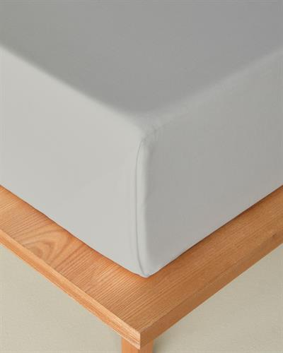 Novella Долен Чаршаф Двоен Premium Soft Cotton 240x260 см Сив