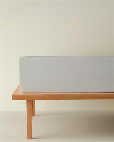 Novella Долен Чаршаф Двоен Premium Soft Cotton 240x260 см Сив