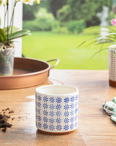 Ocean Blue Саксия 11.6x11.6x11 см Син