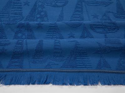 Ocean Blue ПЛАЖНА ХАВЛИЯ Жакардов 80x150 cm Dark Blue
