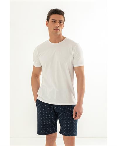 Ocean Комплект Пижама Мъжки, Пенирана Тъкан, Тъмно Синьо, M