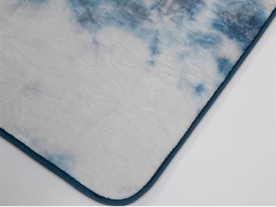 Ocean Waves ПОСТЕЛКА ЗА БАНЯ Против хлъзгане 60x90 cm Dark Turquoise