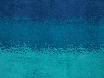 Ocean Waves ПЛАЖНА ХАВЛИЯ Боядисана нишка 80x150 cm Turquoise