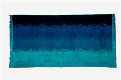 Ocean Waves ПЛАЖНА ХАВЛИЯ Боядисана нишка 80x150 cm Turquoise