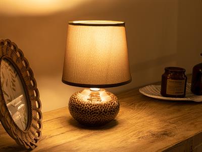 Odes Абажур 14x14x22,5 cm Светлокафяв