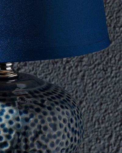 Odes Абажур Порцелан 14x14x22,5 cm Морскосин