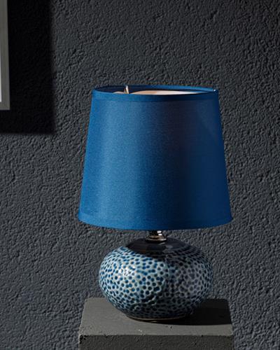 Odes Абажур Порцелан 14x14x22,5 cm Морскосин