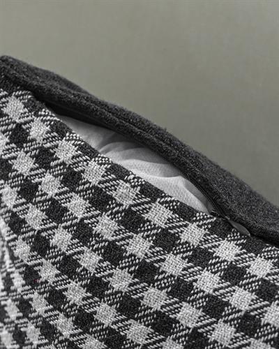 Odesa Декоративна Калъфка За Възглавница Тъкан, Сиво, 42 X 42 Cm