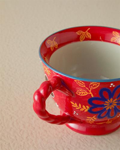 Odessa Чаша Керамика 400 мл Червен