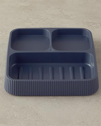 Olivia 3 Set Bathroom Set 15x16x17 cm Anthracite