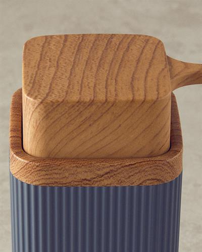 Olivia 3 Set Bathroom Set 15x16x17 cm Anthracite