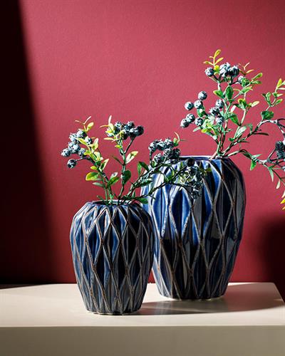 Olıvıa Ваза Каменна керамика 9,9x 9,9x 12,8 см Морскосин