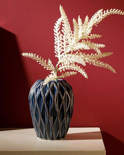 Olıvıa Ваза Каменна керамика 9,9x 9,9x 12,8 см Морскосин