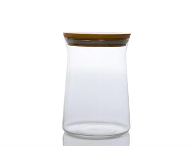 Olla КУТИЯ ЗА СЪХРАНЕНИЕ Голяма Бамбук 1000 ml Beige