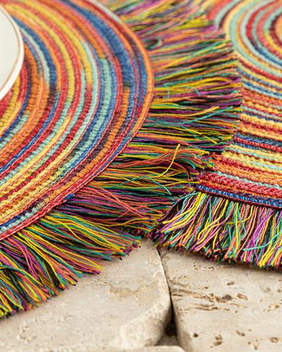 Ombala Подложки За Хранене 2 бр. Полиестер 38 см Шарен