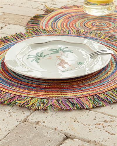 Ombala Подложки За Хранене 2 бр. Полиестер 38 см Шарен