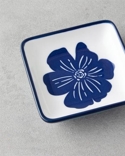 Ophelia Купа За Аперитив Порцелан 8x7 cm Син - Бял.