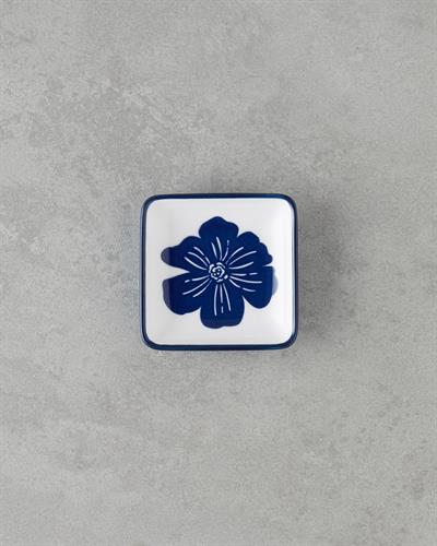 Ophelia Купа За Аперитив Порцелан 8x7 cm Син - Бял.