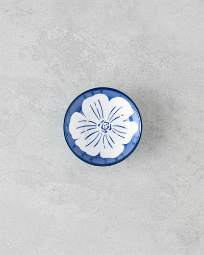 Ophelia Купа Порцелан 9 cm Син - Бял.