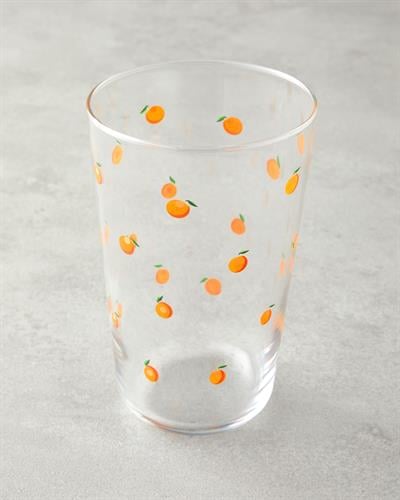 Orangeis Чаша 3 бр. Стъкло 400 мл Оранжев