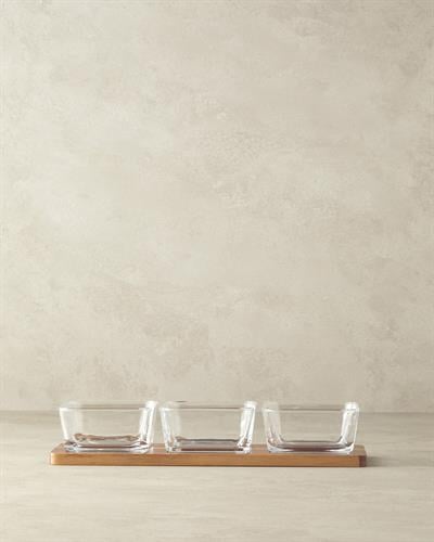 Orient Acacia 4 Pieces Presenter Dark Brown